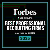 Forbes 2025 Best Professional Recruiting Firms Square Logo